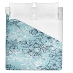 Flowers-25 Duvet Cover (queen Size) by nateshop