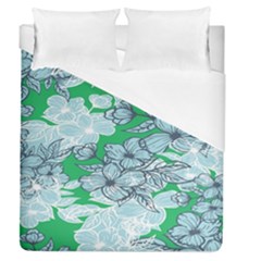 Flowers-26 Duvet Cover (queen Size) by nateshop