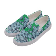 Flowers-26 Women s Canvas Slip Ons by nateshop