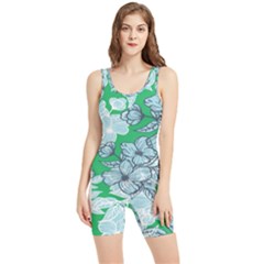 Flowers-26 Women s Wrestling Singlet by nateshop