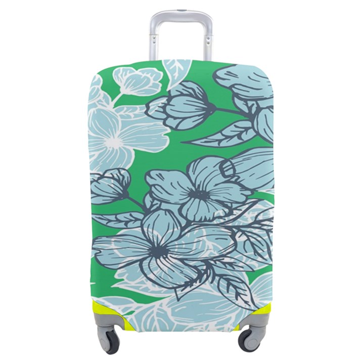 Flowers-26 Luggage Cover (Medium)