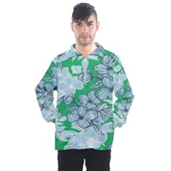 Flowers-26 Men s Half Zip Pullover by nateshop