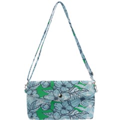 Flowers-26 Removable Strap Clutch Bag by nateshop