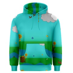 Frog Log Stream River Wallpaper Men s Core Hoodie