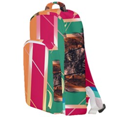 Beach Summer Wallpaper Double Compartment Backpack