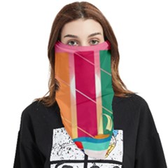 Beach Summer Wallpaper Face Covering Bandana (triangle)