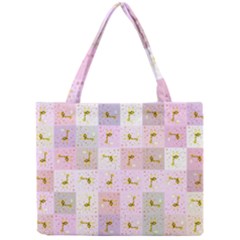 Giraffe Pattern Art Background Mini Tote Bag