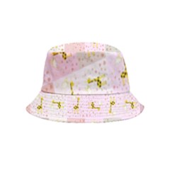 Giraffe Pattern Art Background Bucket Hat (kids) by Ravend