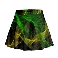 Abstract Pattern Hd Wallpaper Background Mini Flare Skirt