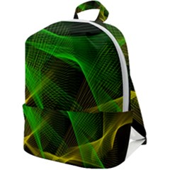 Abstract Pattern Hd Wallpaper Background Zip Up Backpack