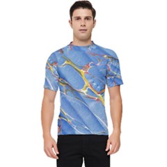 Art Marble Stone Rock Pattern Design Wallpaper Men s Short Sleeve Rash Guard by Ravend