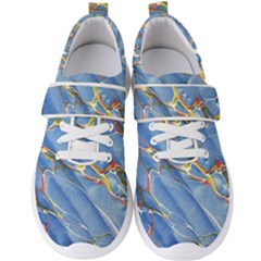 Art Marble Stone Rock Pattern Design Wallpaper Men s Velcro Strap Shoes