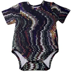 Texture Abstract Background Wallpaper Baby Short Sleeve Onesie Bodysuit by Ravend