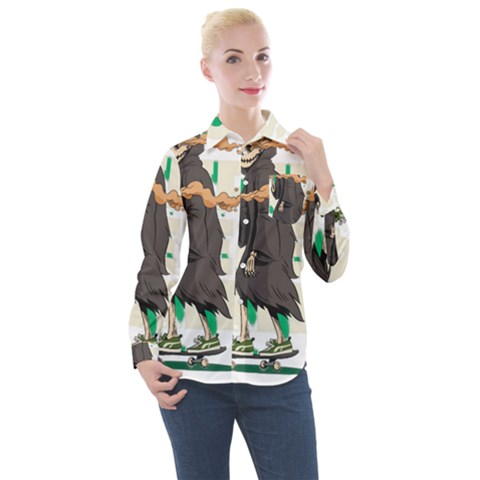 Halloween Women s Long Sleeve Pocket Shirt by Sparkle