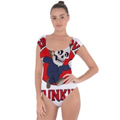 Halloween Short Sleeve Leotard  by Sparkle