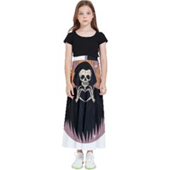 Halloween Kids  Flared Maxi Skirt by Sparkle