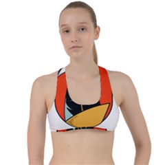 Halloween Criss Cross Racerback Sports Bra by Sparkle