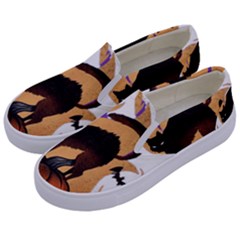 Halloween Kids  Canvas Slip Ons by Sparkle