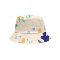 Border Leaves Design Frame Bucket Hat (kids)
