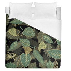 Autumn Fallen Leaves Dried Leaves Duvet Cover (queen Size)