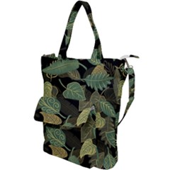 Autumn Fallen Leaves Dried Leaves Shoulder Tote Bag