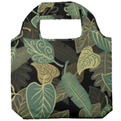 Autumn Fallen Leaves Dried Leaves Foldable Grocery Recycle Bag by Ravend