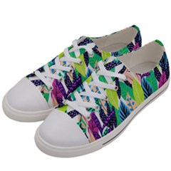 Sheets Drawing Pattern Nature Women s Low Top Canvas Sneakers