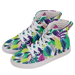 Sheets Drawing Pattern Nature Women s Hi-top Skate Sneakers