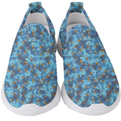 Angry Baby Chicken Illustration Random Pattern Kids  Slip On Sneakers by dflcprintsclothing