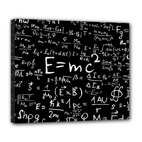 Science Einstein Formula Mathematics Physics Deluxe Canvas 24  X 20  (stretched) by danenraven