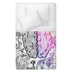 Anatomy Brain Head Medical Psychedelic  Skull Duvet Cover (single Size) by danenraven