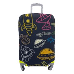 Seamless Outer Space Pattern Luggage Cover (small)