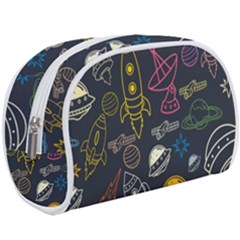 Seamless Outer Space Pattern Make Up Case (large)