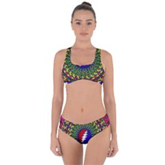 Grateful Dead Criss Cross Bikini Set by Jancukart