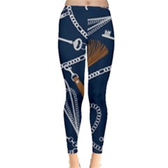 Chains Seamless Pattern Leggings  by Ravend