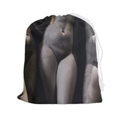 Three Graces Sculpture Detail Drawstring Pouch (2xl) by dflcprintsclothing
