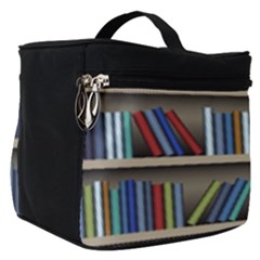 Bookshelf Make Up Travel Bag (small)