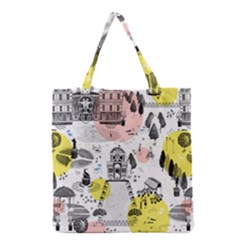 The Park  Pattern Design Grocery Tote Bag