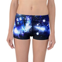 Tardis Background Space Reversible Boyleg Bikini Bottoms by Jancukart