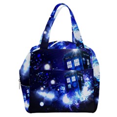 Tardis Background Space Boxy Hand Bag