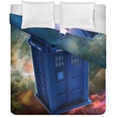 The Police Box Tardis Time Travel Device Used Doctor Who Duvet Cover Double Side (california King Size) by Jancukart