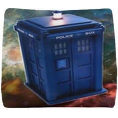 The Police Box Tardis Time Travel Device Used Doctor Who Seat Cushion by Jancukart