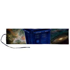 The Police Box Tardis Time Travel Device Used Doctor Who Roll Up Canvas Pencil Holder (l) by Jancukart