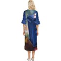 The Police Box Tardis Time Travel Device Used Doctor Who Double Cuff Midi Dress View4