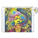 Psychedelic Rock Jimi Hendrix Canvas Cosmetic Bag (XXL) View2