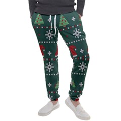 Beautiful Knitted Christmas Xmas Pattern Men s Jogger Sweatpants by Jancukart