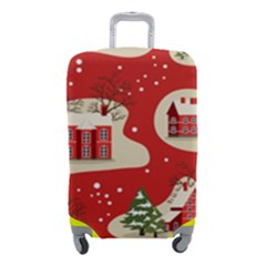 Christmas New Year Seamless Pattern Luggage Cover (small) by Jancukart