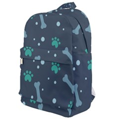 Bons-foot-prints-pattern-background Classic Backpack