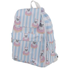 French-bulldog-dog-seamless-pattern Top Flap Backpack