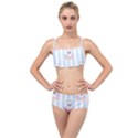 French-bulldog-dog-seamless-pattern Layered Top Bikini Set View1